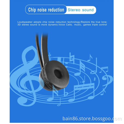 BT202 wireless bluetooth headset call center game headset